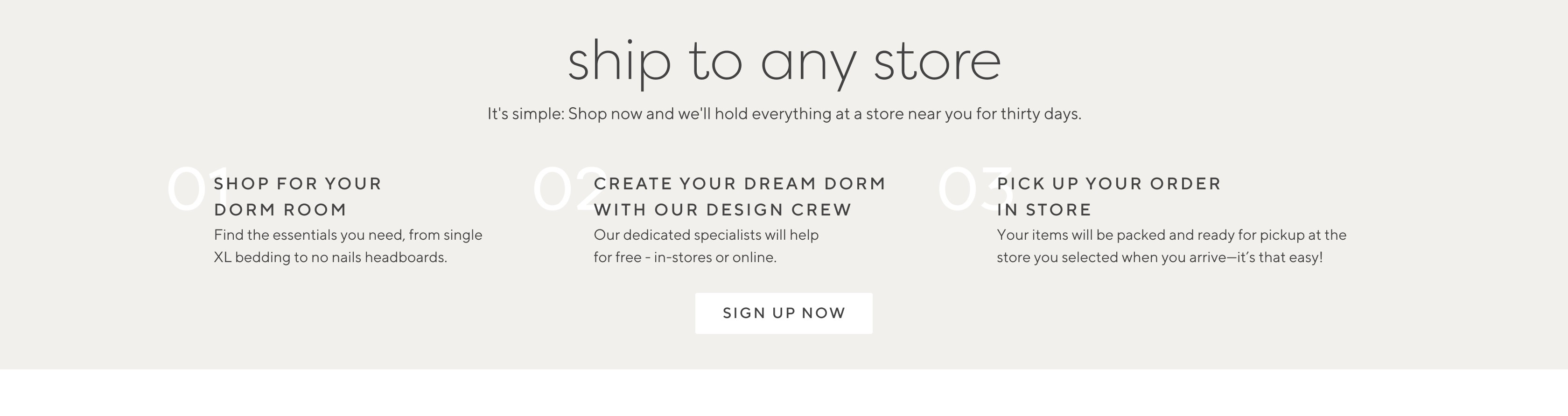 Ship to any Store