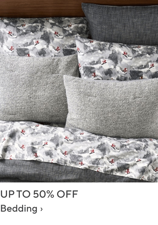 Up to 50% off Bedding
