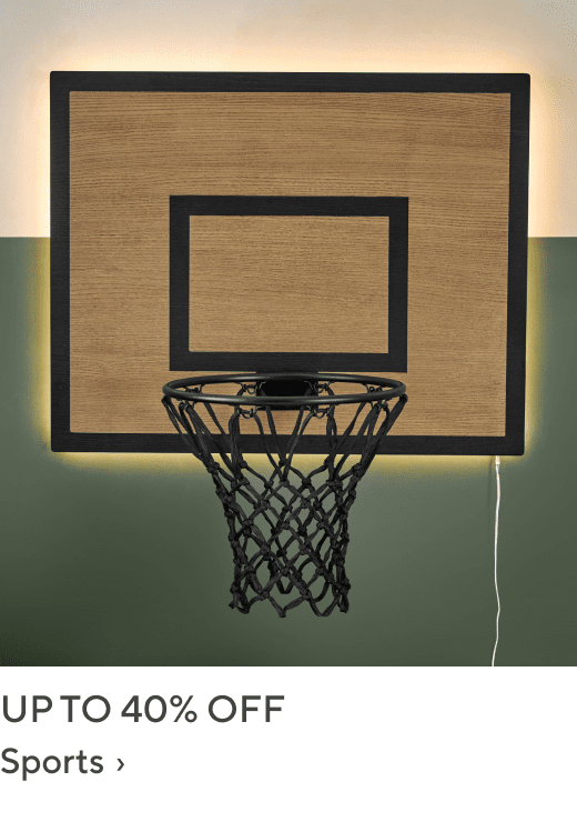 Up to 40% off Sports