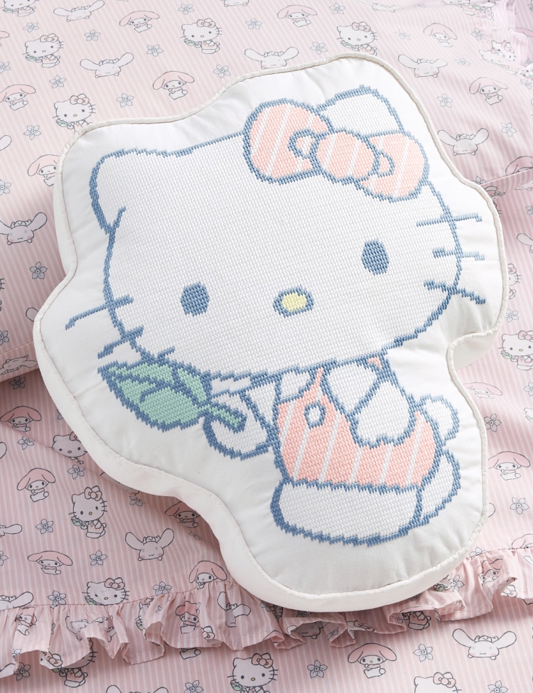 Hello Kitty®  Needlepoint Pillow