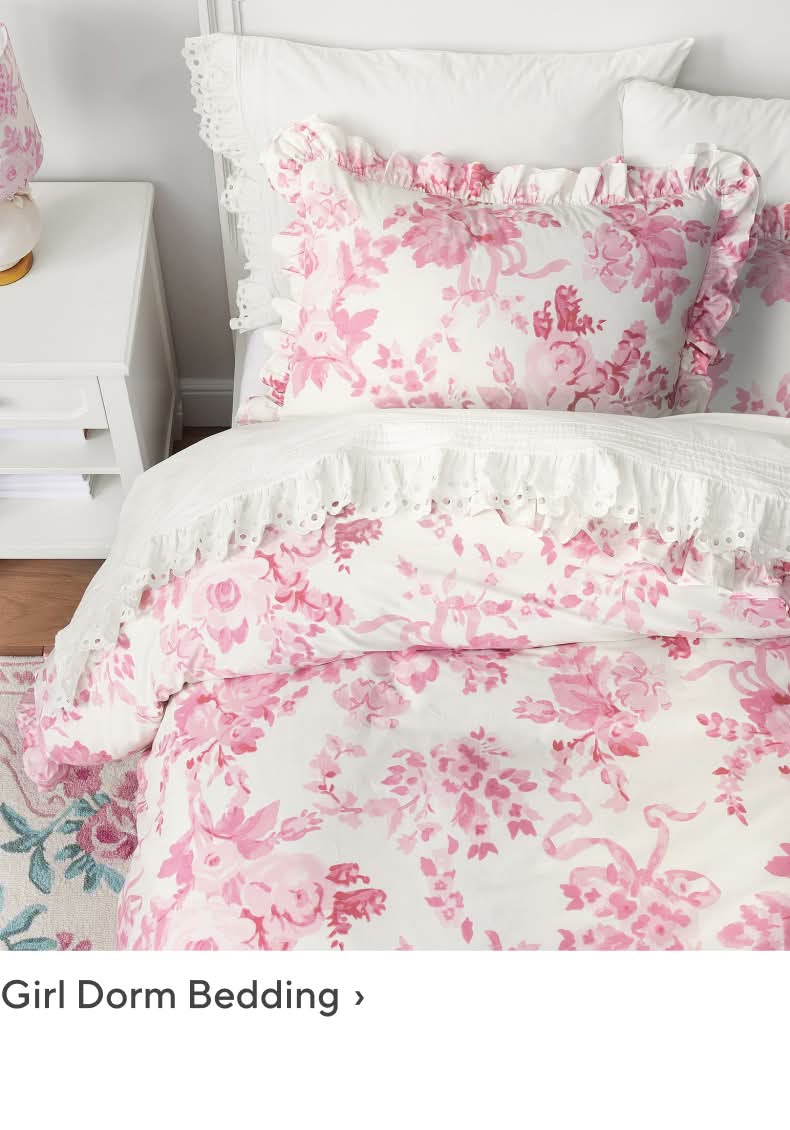Girl Dorm Bedding
