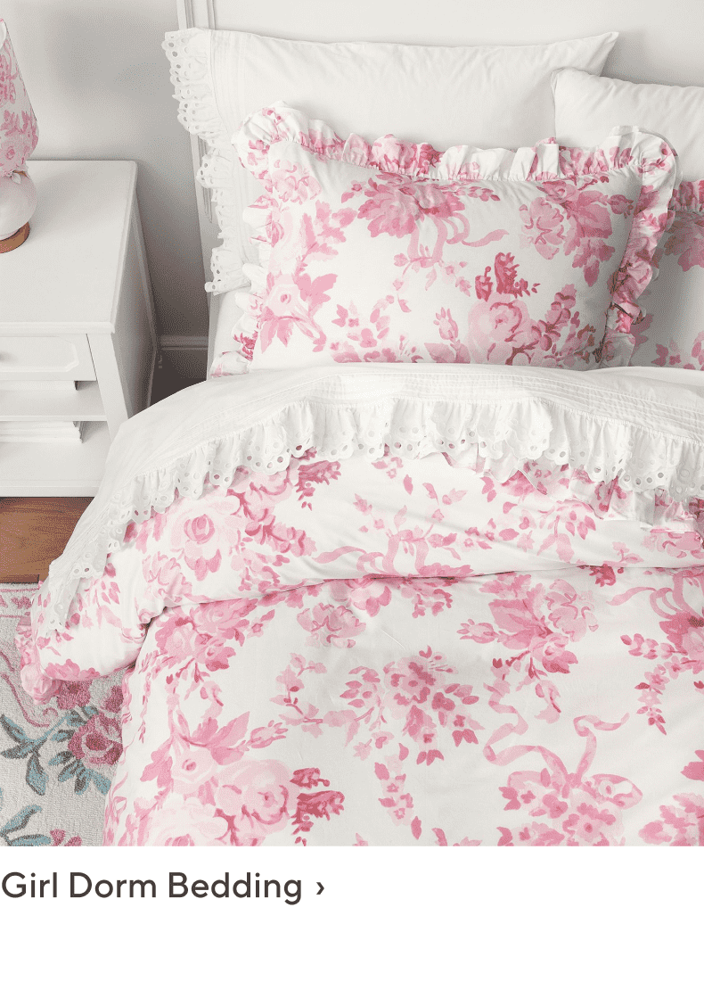 Girl Dorm Bedding