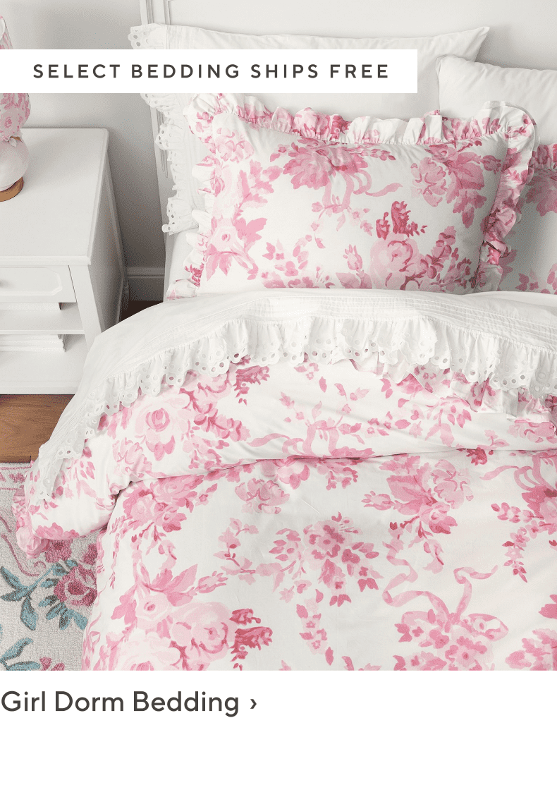 Girl Dorm Bedding