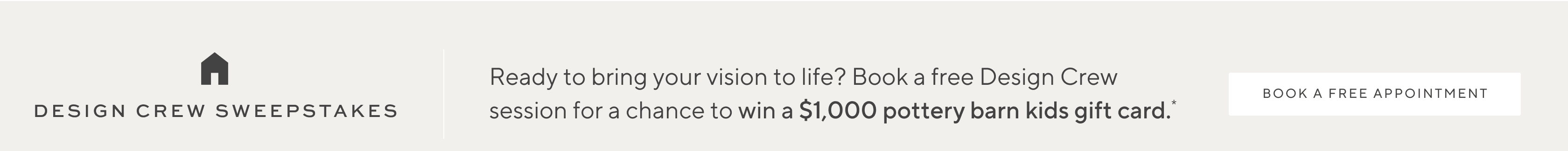 Design Crew Sweepstakes