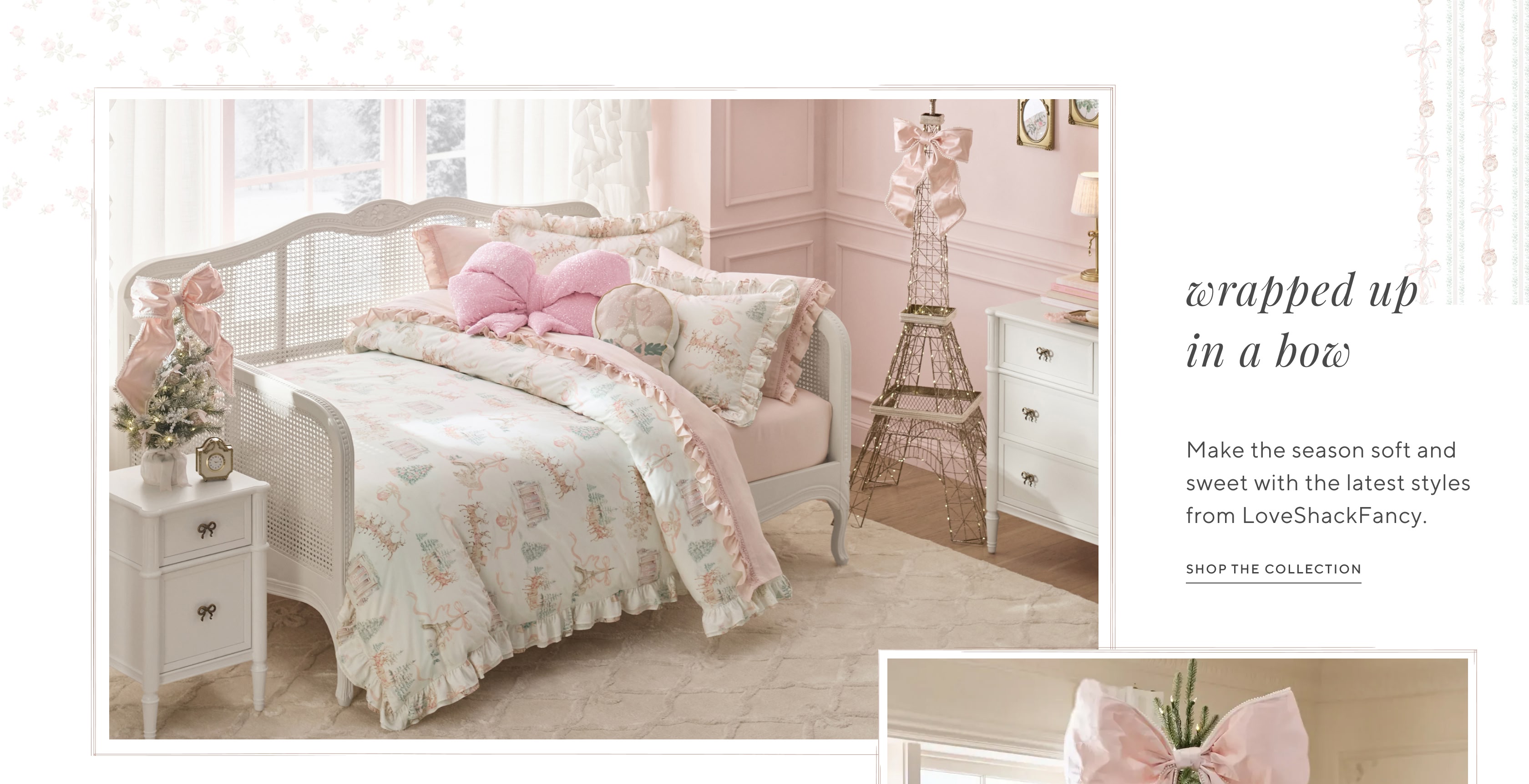 Wrapped up in a bow - Make the season soft and sweet with the latest styles from LoveShackFancy.