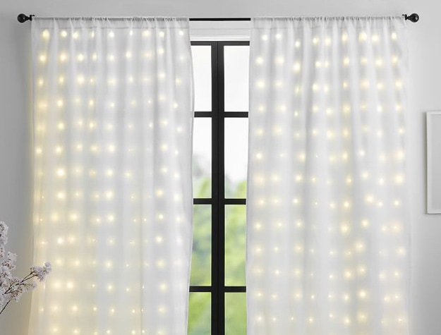 fairy light curtains