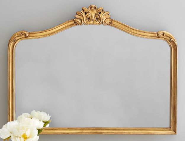 ornate gold mirror
