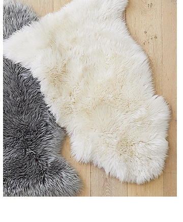 Supersoft Shearling Rug - Ivory