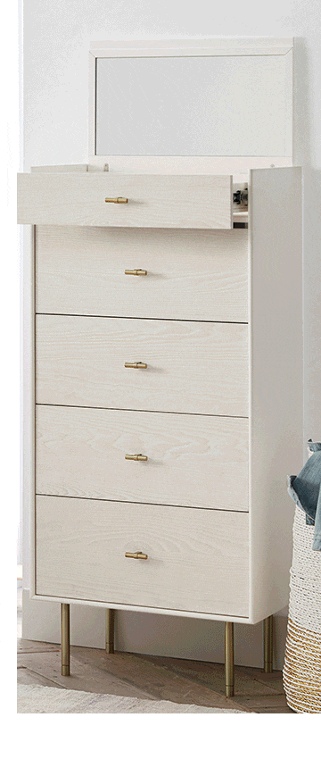 Modernist 4-Drawer Dresser