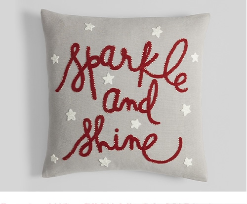 Sparkle & Shine Pillow