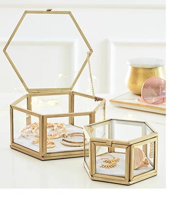 Skyline Jewelry Box, Set of 2