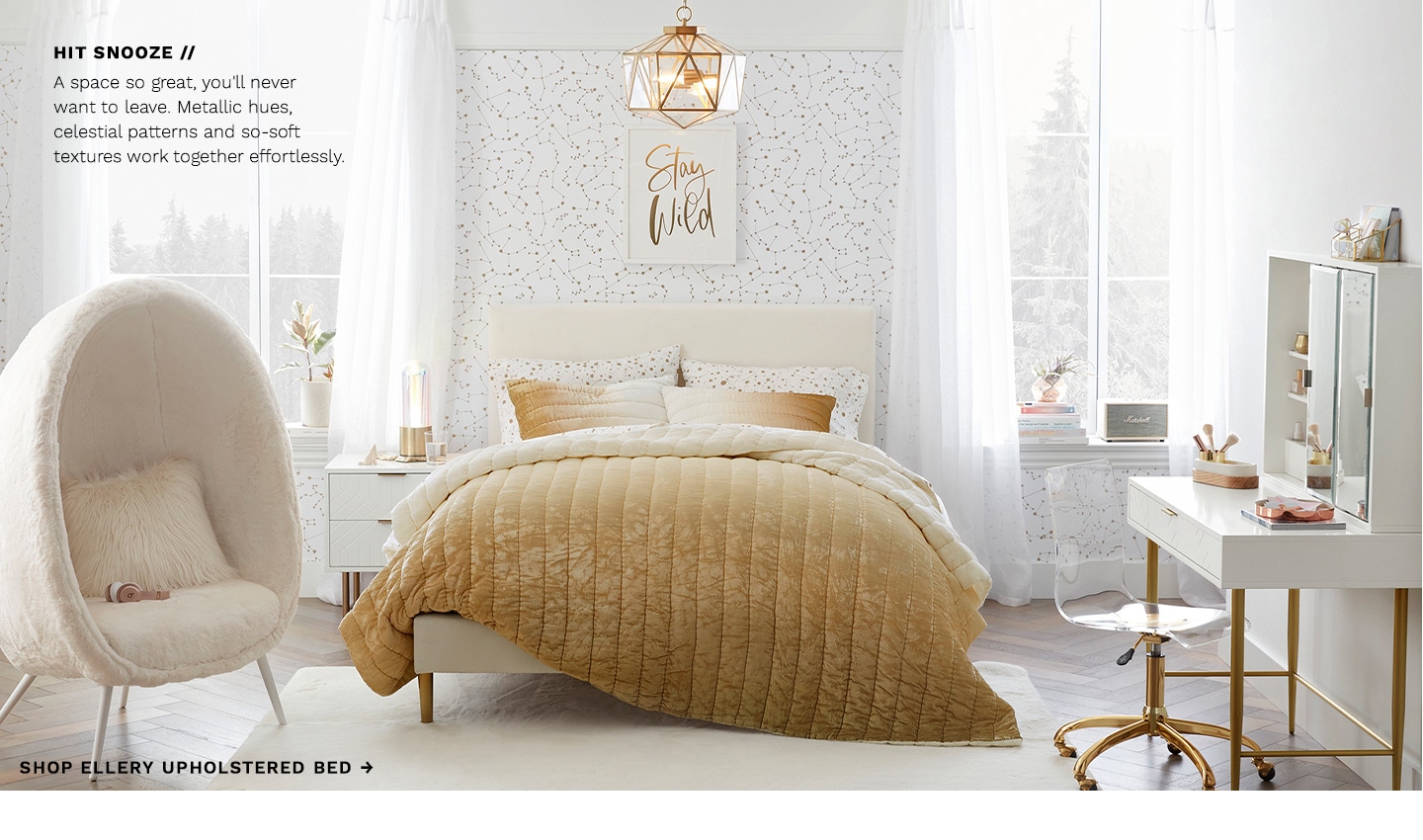 Shop Ellery Upholstered Bed