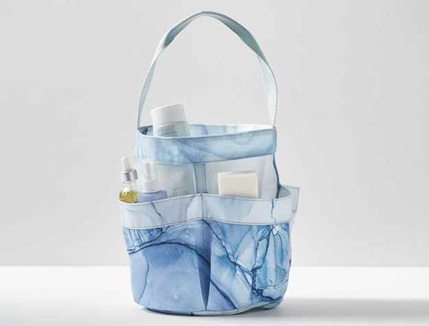 Light blue recycled classic shower caddy