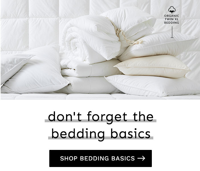 Shop Bedding Basics