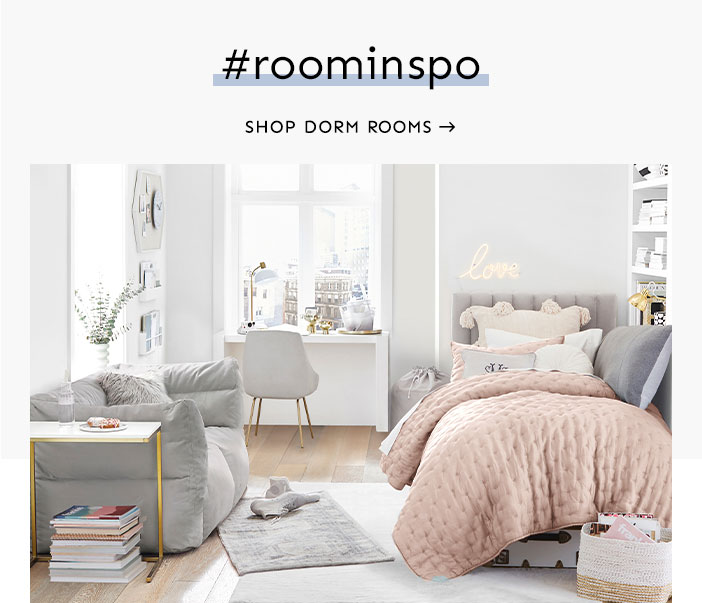 #roominspo - Solve your space with these looks that are total room goals. Shop Dorm Rooms