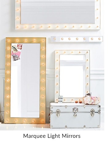 Marquee Light Mirrors