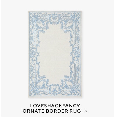 LoveShackFancy Ornate Border Rug