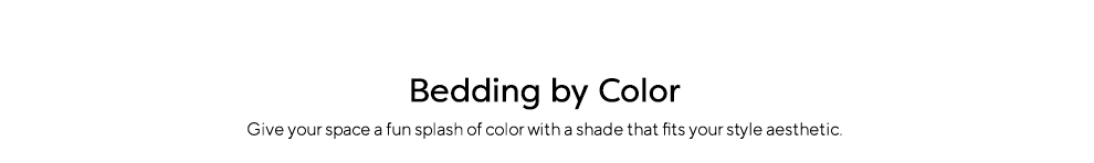 Bedding by color Bedding by color