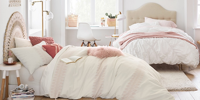 Pottery Barn deals teen bedding