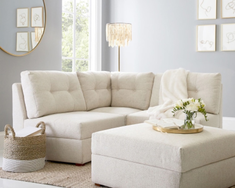 Sectional Burnett Pottery Barn Teen