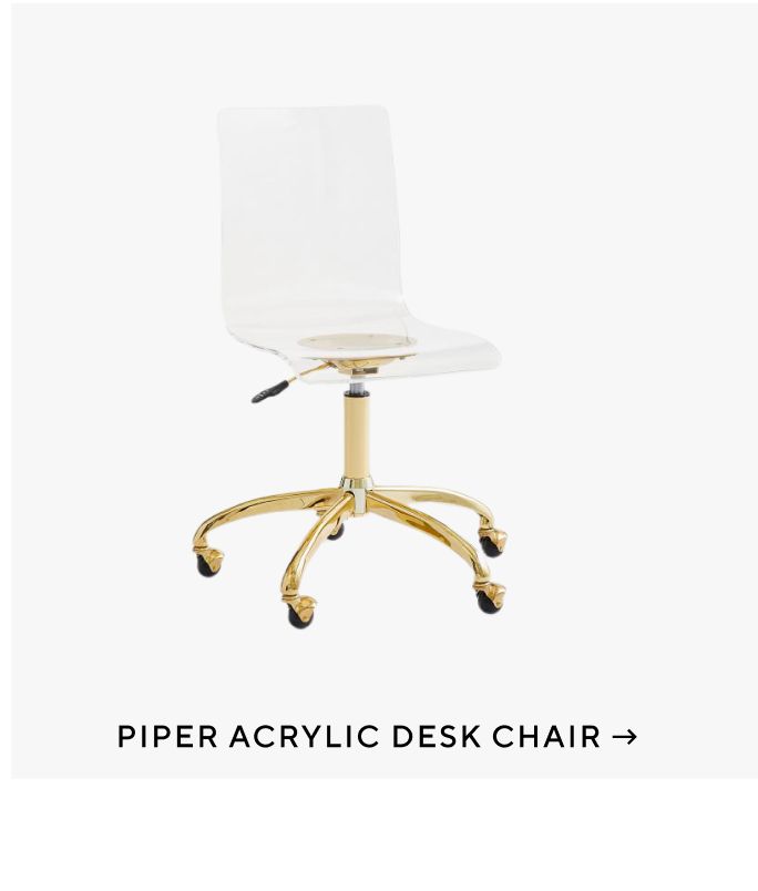 Piper Acrylic Desk Chair