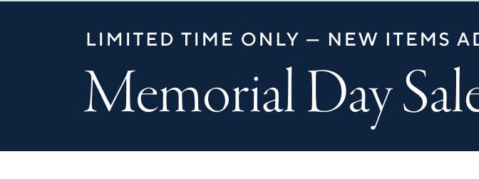 Memorial Day Sale