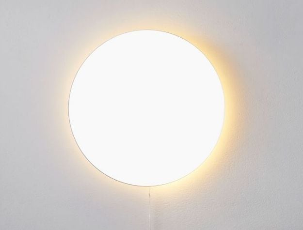 LED mirror on wall LED mirror on wall