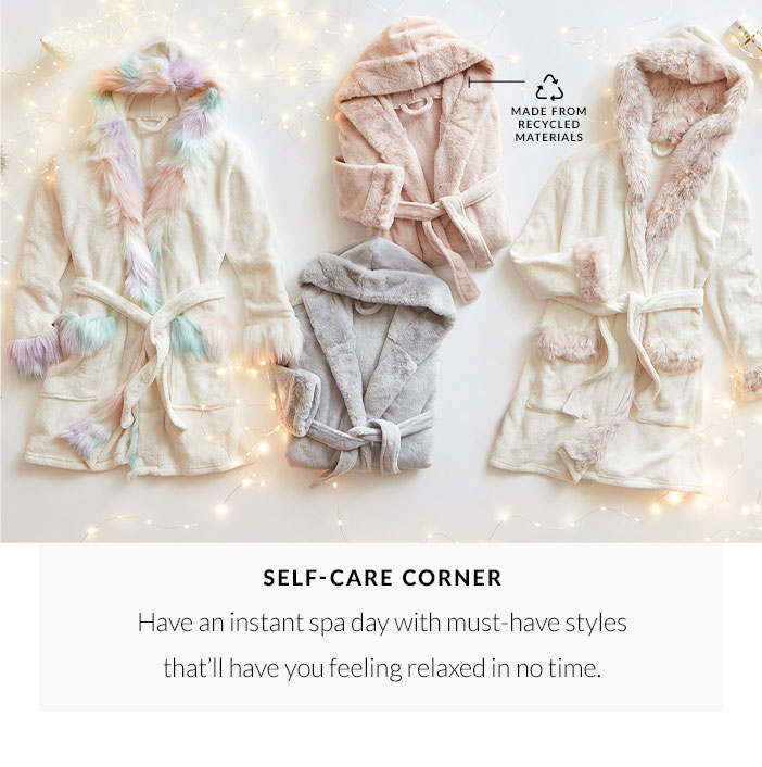 Self-Care Corner - Have an instant spa day with must-have essentials that'll have you feeling relaxed in no time.