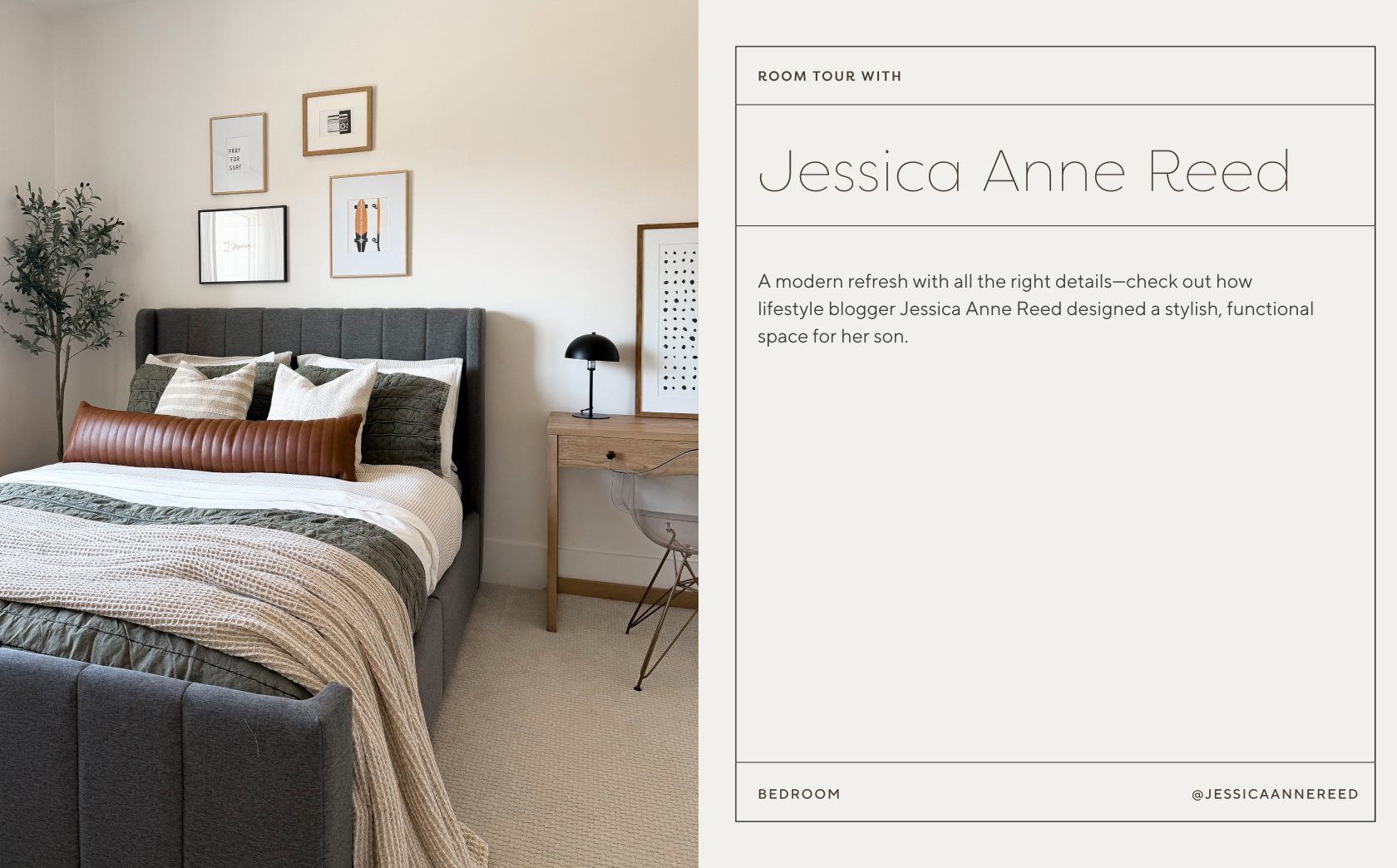 Room Tour with Jessica Anne Reed