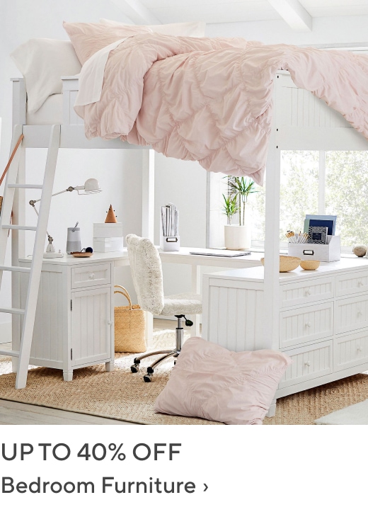 Up to 40% off Bedroom Furniture
