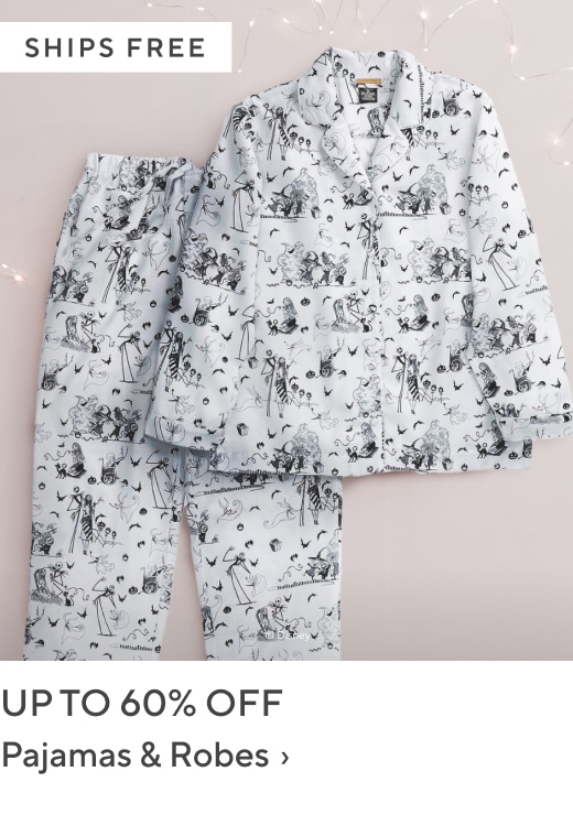 Up to 60% off Pajama's & Robes