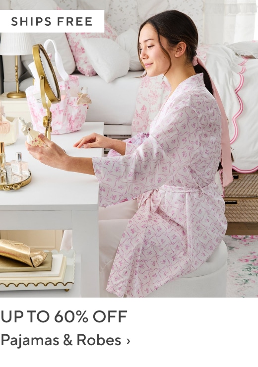 Up to 60% off Pajama's & Robes