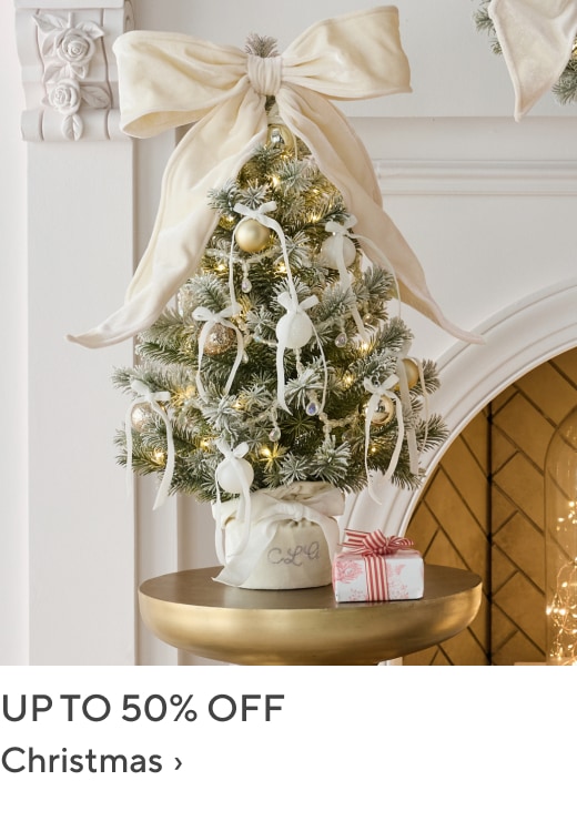 Up to 50% off Christmas