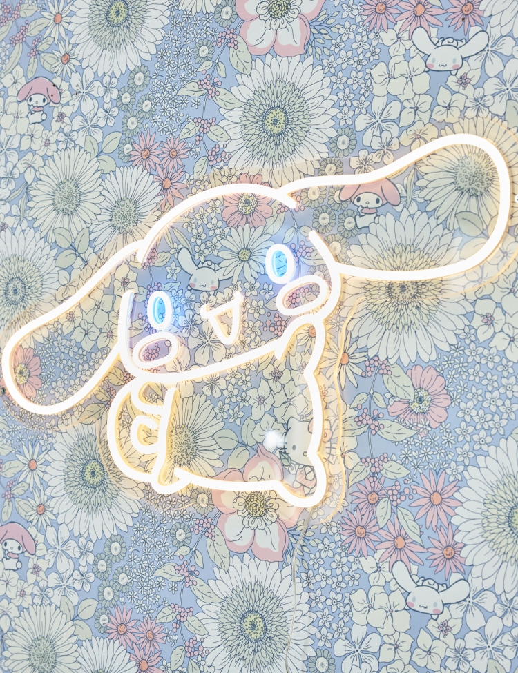 Hello Kitty Cinnamoroll Neon Sign
