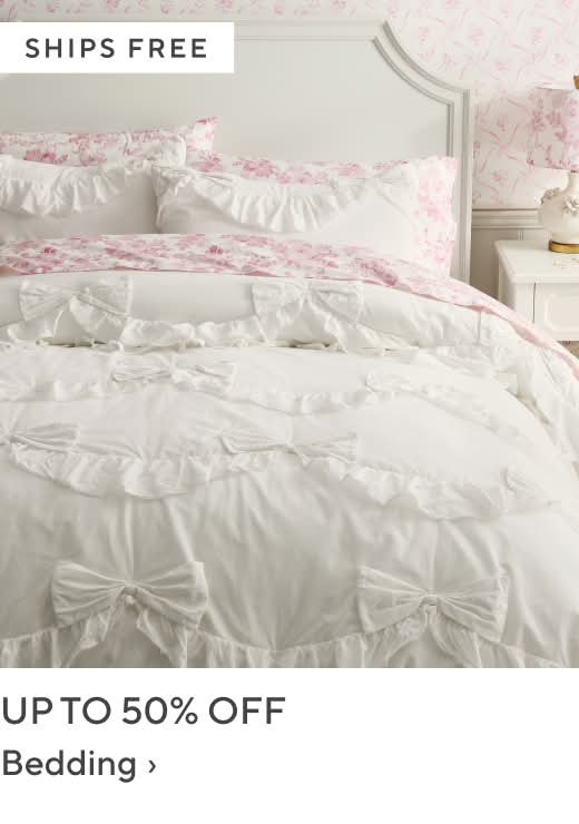 Up to 50% off Bedding