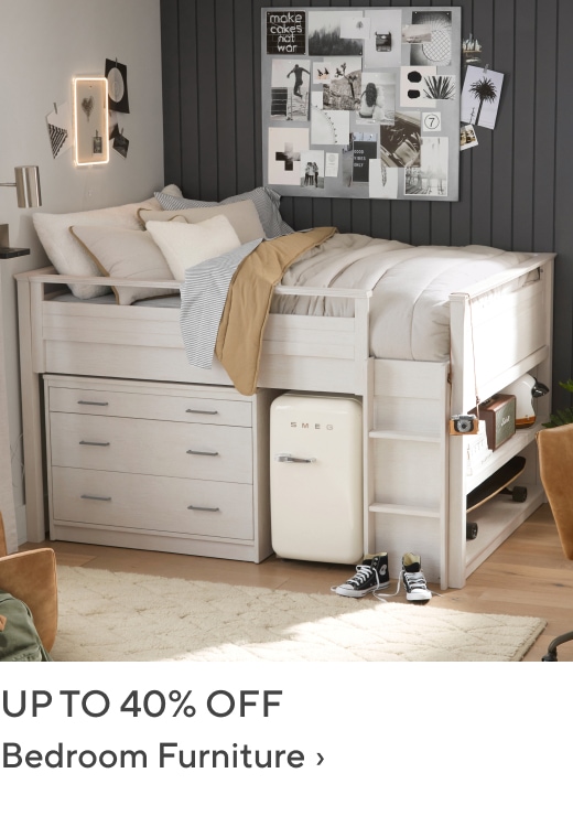 Up to 40% off Bedroom Furniture