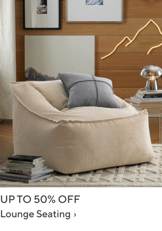 Up to 50% off Bean Bag & Lounge