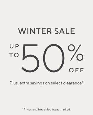 Up to 50% off + extra savings on select clearance*