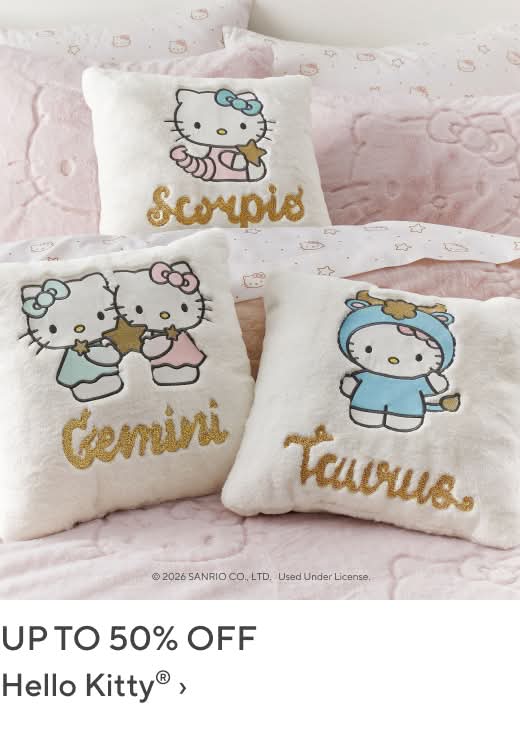 Up to 50% off Hello Kitty