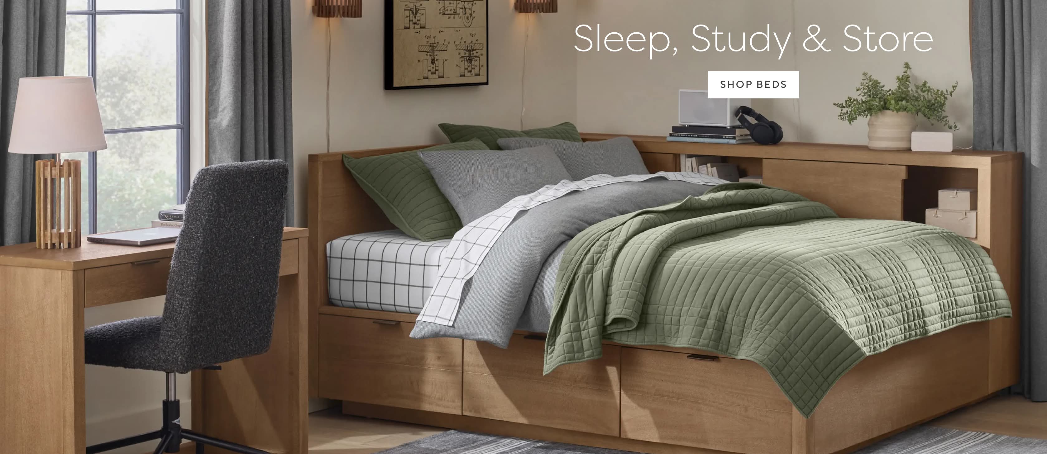 Sleep, Study & Store