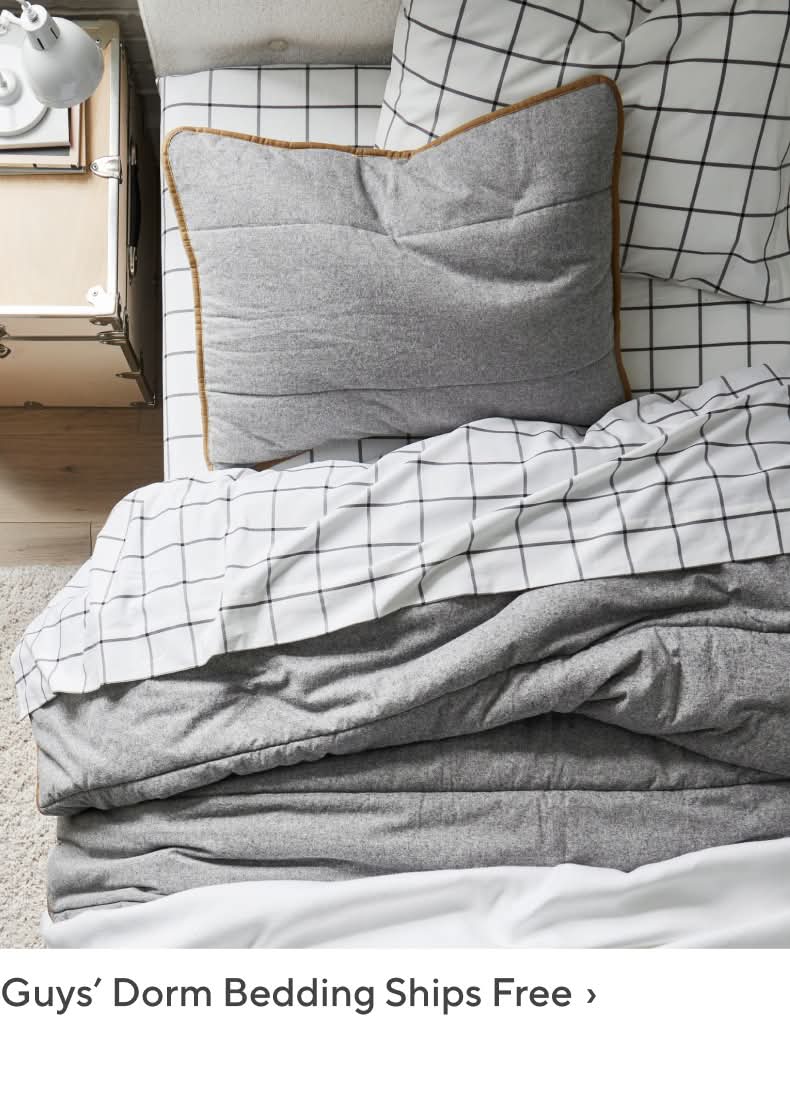 Guys' Dorm Bedding