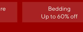 Up to 60% off bedding