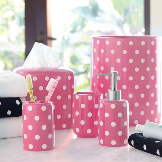 Dottie Bath Accessories Sale Pottery Barn Teen
