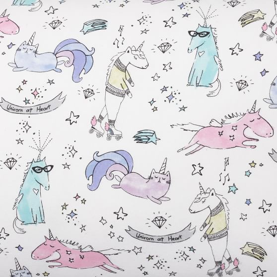 unicorn flannel sheets