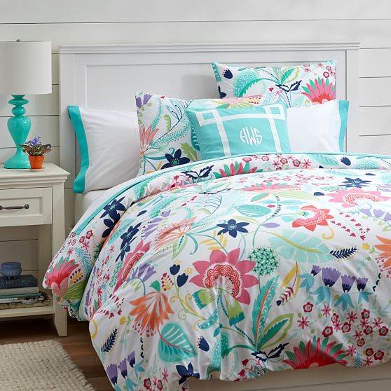 girls floral bedding