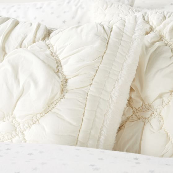 Chloe Sherpa Comforter & Sham Pottery Barn Teen
