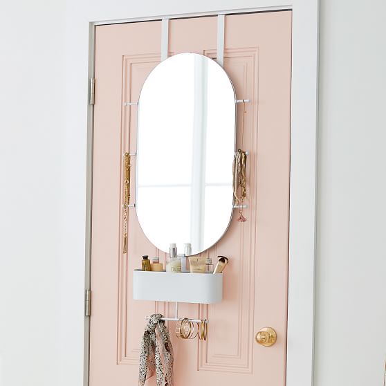 oval door mirror