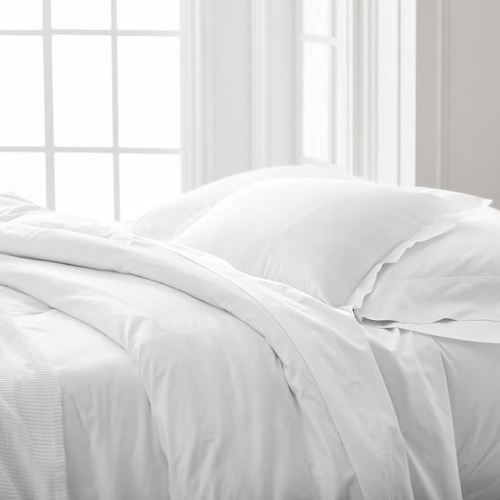 Pottery Barn Classic Twin X Long Sheet Set GRAY GREY 100/% Organic Cotton 400tc