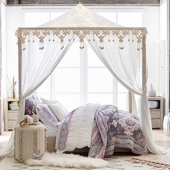 Casual Boho Bed Canopy | Pottery Barn Teen