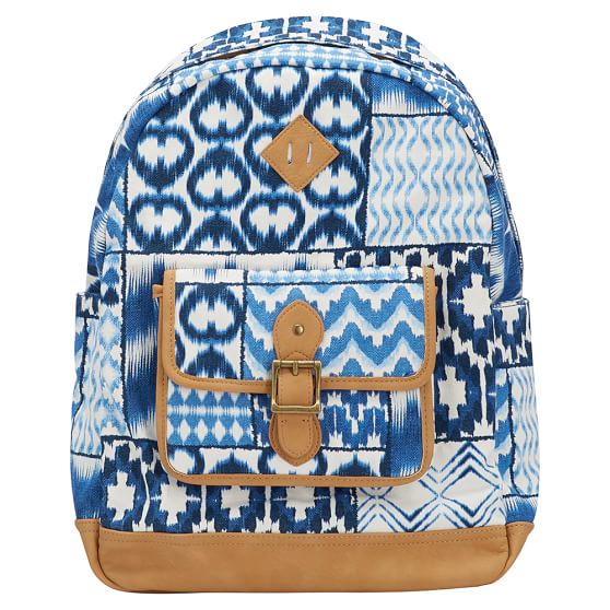 Northfield Ikat Patch Teen Backpack | Pottery Barn Teen